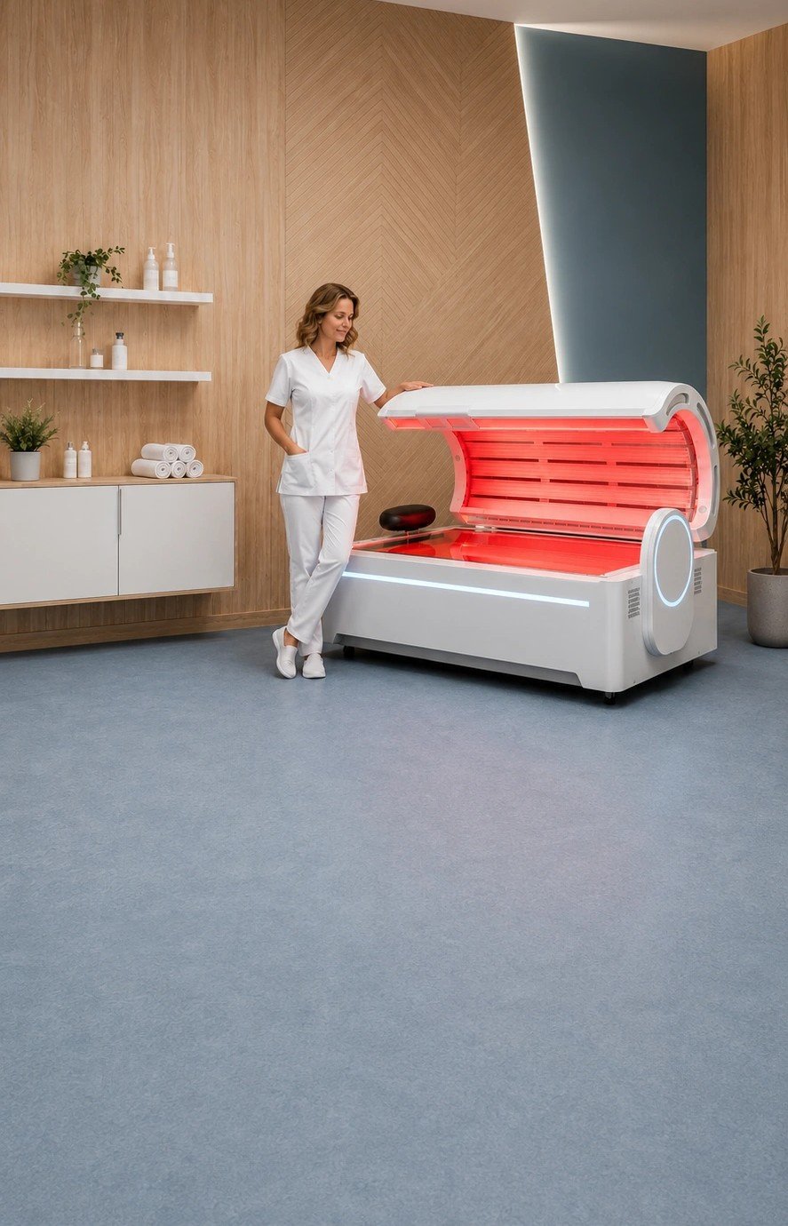 Vörös fény terápia és szolárium az Imagine Health Centerben