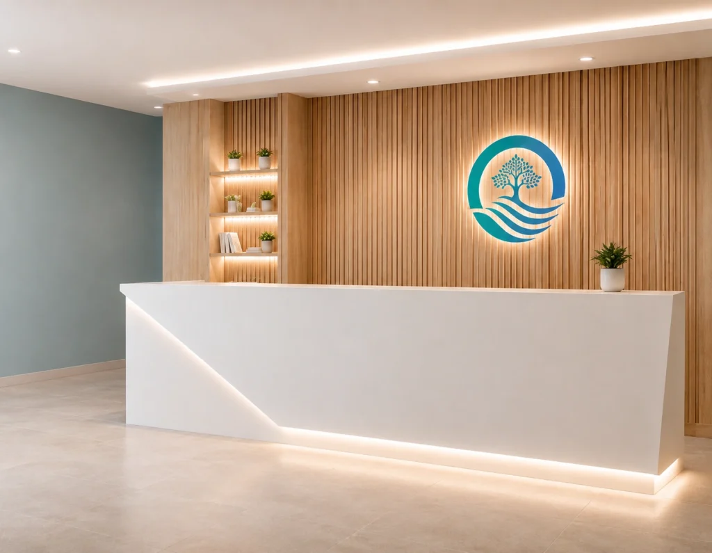 Az Imagine Health Center recepciója