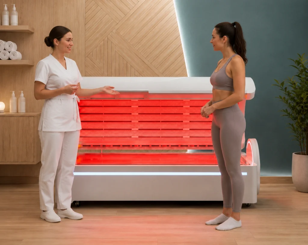 Vörösfény-terápiás kezelés az Imagine Health Centerben