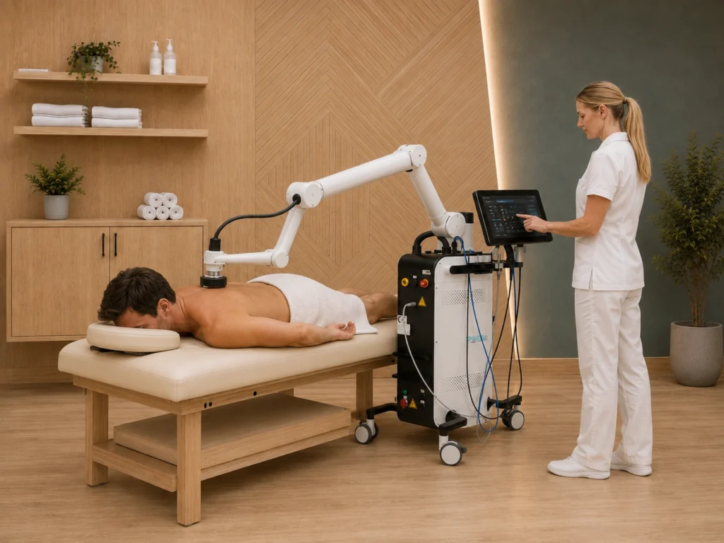 AI masszázsrobot kezelés az Imagine Health Centerben