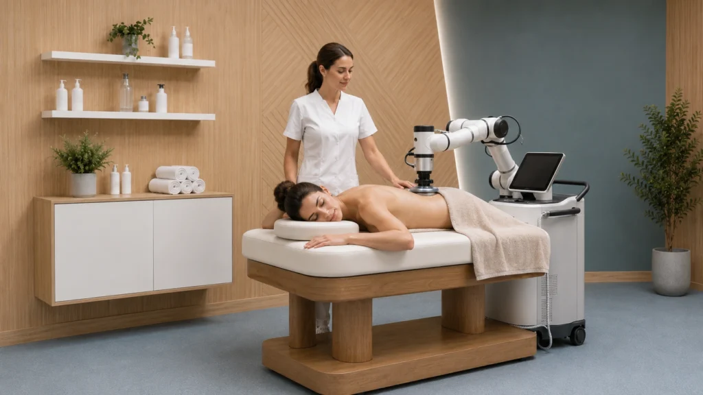 Az Imagine Health Center recepciója és váróterme