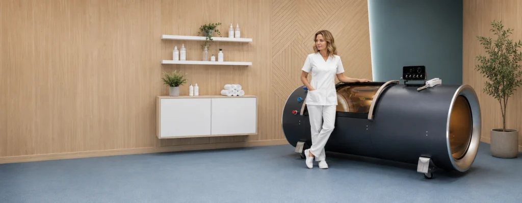 Enyhe oxigénterápiás kamra az Imagine Health Centerben
